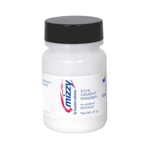 Keystone 6070500 ZOE Temporary Zinc Oxide Eugenol Dental Cement Powder 21 Gm Keystone 6070500 ZOE Temporary Zinc Oxide Eugenol Dental Cement Powder 21 Gm